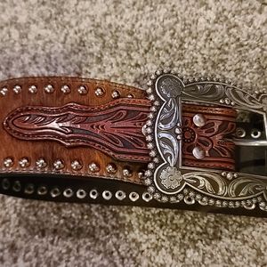 Nocona leather cowhide leather belt